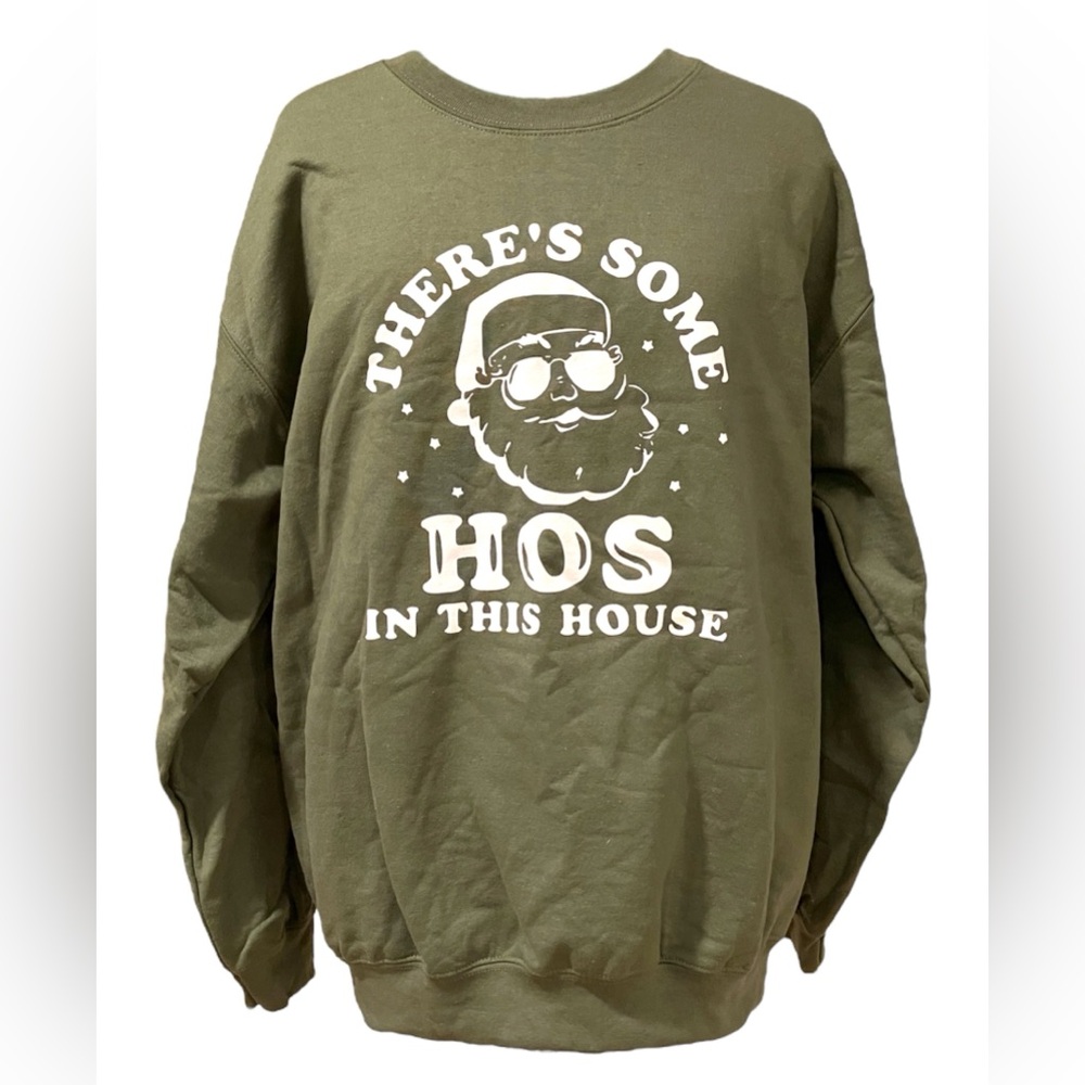 Funny Christmas Sweater. “There's some hos in this house!”